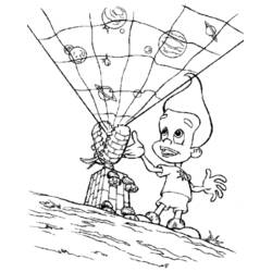 Disegno da colorare: Jimmy Neutron (Cartoni Animati e Serie Animate) #48914 - Pagine da Colorare Stampabili Gratuite