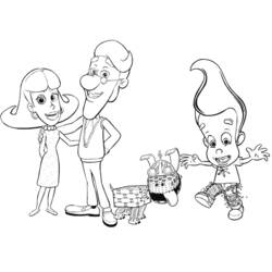 Disegno da colorare: Jimmy Neutron (Cartoni Animati e Serie Animate) #48964 - Pagine da Colorare Stampabili Gratuite