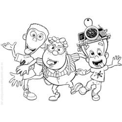 Disegno da colorare: Jimmy Neutron (Cartoni Animati e Serie Animate) #48986 - Pagine da Colorare Stampabili Gratuite