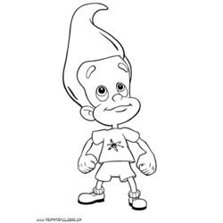 Disegni da colorare: Jimmy Neutron - Pagine da Colorare Stampabili Gratuite