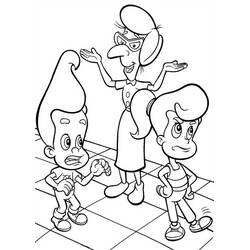 Disegno da colorare: Jimmy Neutron (Cartoni Animati e Serie Animate) #49088 - Pagine da Colorare Stampabili Gratuite