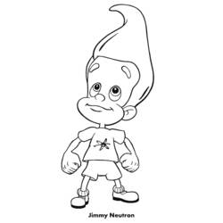 Disegno da colorare: Jimmy Neutron (Cartoni Animati e Serie Animate) #49092 - Pagine da Colorare Stampabili Gratuite