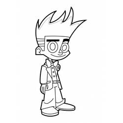 Disegni da colorare: Johnny Test - Pagine da Colorare Stampabili Gratuite