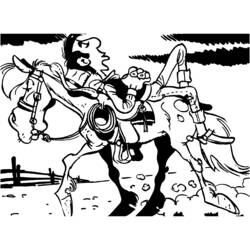 Disegni da colorare: Lucky Luke - Pagine da Colorare Stampabili Gratuite