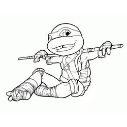 Disegno da colorare: Ninja Turtle (Cartoni Animati e Serie Animate) #183749 - Pagine da Colorare Stampabili Gratuite