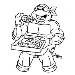 Disegno da colorare: Ninja Turtle (Cartoni Animati e Serie Animate) #183760 - Pagine da Colorare Stampabili Gratuite