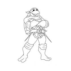 Disegno da colorare: Ninja Turtle (Cartoni Animati e Serie Animate) #183771 - Pagine da Colorare Stampabili Gratuite