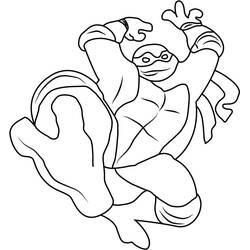 Disegno da colorare: Ninja Turtle (Cartoni Animati e Serie Animate) #183776 - Pagine da Colorare Stampabili Gratuite