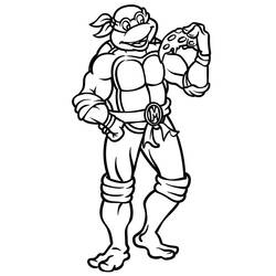 Disegno da colorare: Ninja Turtle (Cartoni Animati e Serie Animate) #183779 - Pagine da Colorare Stampabili Gratuite