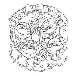 Disegno da colorare: Ninja Turtle (Cartoni Animati e Serie Animate) #183784 - Pagine da Colorare Stampabili Gratuite