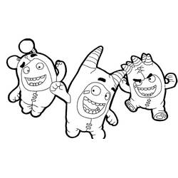 Disegni da colorare: Oddbods - Pagine da Colorare Stampabili Gratuite