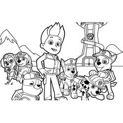 Disegni da colorare: Paw Patrol - Pagine da Colorare Stampabili Gratuite