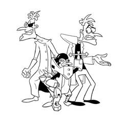 Disegni da colorare: Phineas e Ferb - Pagine da Colorare Stampabili Gratuite