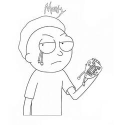 Disegni da colorare: Rick e Morty - Pagine da Colorare Stampabili Gratuite