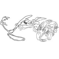 Disegno da colorare: Road Runner e Wile E. Coyote (Cartoni Animati e Serie Animate) #47145 - Pagine da Colorare Stampabili Gratuite