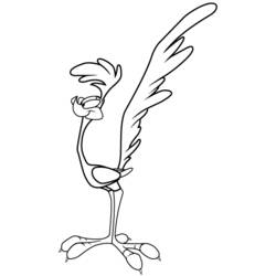 Disegno da colorare: Road Runner e Wile E. Coyote (Cartoni Animati e Serie Animate) #47150 - Pagine da Colorare Stampabili Gratuite