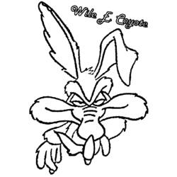 Disegno da colorare: Road Runner e Wile E. Coyote (Cartoni Animati e Serie Animate) #47162 - Pagine da Colorare Stampabili Gratuite
