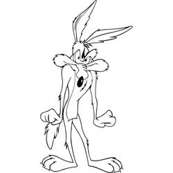 Disegno da colorare: Road Runner e Wile E. Coyote (Cartoni Animati e Serie Animate) #47165 - Pagine da Colorare Stampabili Gratuite