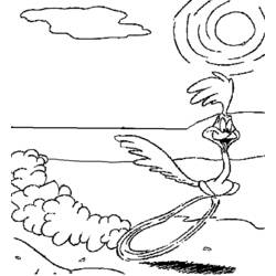Disegno da colorare: Road Runner e Wile E. Coyote (Cartoni Animati e Serie Animate) #47176 - Pagine da Colorare Stampabili Gratuite