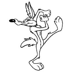 Disegno da colorare: Road Runner e Wile E. Coyote (Cartoni Animati e Serie Animate) #47221 - Pagine da Colorare Stampabili Gratuite