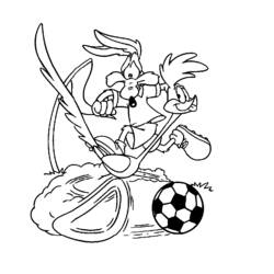 Disegno da colorare: Road Runner e Wile E. Coyote (Cartoni Animati e Serie Animate) #47238 - Pagine da Colorare Stampabili Gratuite