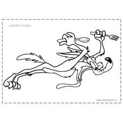 Disegno da colorare: Road Runner e Wile E. Coyote (Cartoni Animati e Serie Animate) #47266 - Pagine da Colorare Stampabili Gratuite