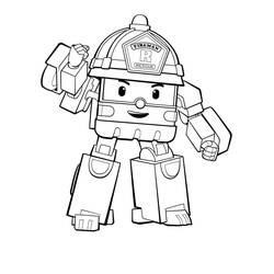 Disegni da colorare: Robocar Poli - Pagine da Colorare Stampabili Gratuite