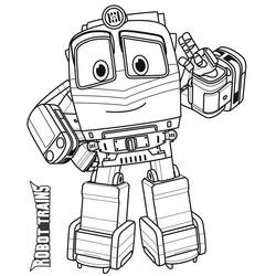 Disegni da colorare: Robot Trains - Pagine da Colorare Stampabili Gratuite