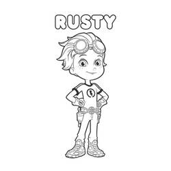 Disegno da colorare: Rusty Rivets (Cartoni Animati e Serie Animate) #195769 - Pagine da Colorare Stampabili Gratuite