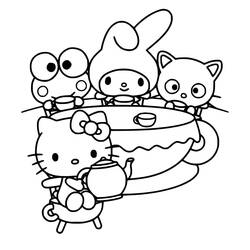 Disegni da colorare: Sanrio - Pagine da Colorare Stampabili Gratuite