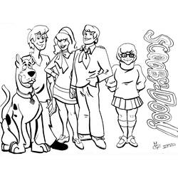 Disegno da colorare: Scooby Doo (Cartoni Animati e Serie Animate) #31333 - Pagine da Colorare Stampabili Gratuite