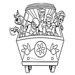 Disegno da colorare: Scooby Doo (Cartoni Animati e Serie Animate) #31349 - Pagine da Colorare Stampabili Gratuite