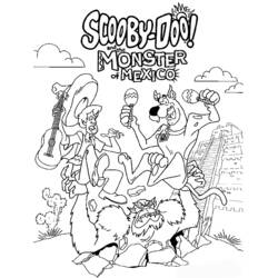 Disegno da colorare: Scooby Doo (Cartoni Animati e Serie Animate) #31359 - Pagine da Colorare Stampabili Gratuite