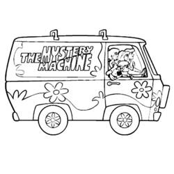 Disegno da colorare: Scooby Doo (Cartoni Animati e Serie Animate) #31501 - Pagine da Colorare Stampabili Gratuite