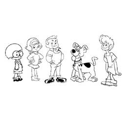 Disegno da colorare: Scooby Doo (Cartoni Animati e Serie Animate) #31528 - Pagine da Colorare Stampabili Gratuite