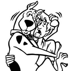 Disegno da colorare: Scooby Doo (Cartoni Animati e Serie Animate) #31664 - Pagine da Colorare Stampabili Gratuite