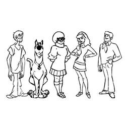 Disegno da colorare: Scooby Doo (Cartoni Animati e Serie Animate) #31679 - Pagine da Colorare Stampabili Gratuite