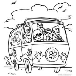 Disegno da colorare: Scooby Doo (Cartoni Animati e Serie Animate) #31698 - Pagine da Colorare Stampabili Gratuite