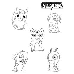 Disegno da colorare: Slugterra (Cartoni Animati e Serie Animate) #195521 - Pagine da Colorare Stampabili Gratuite