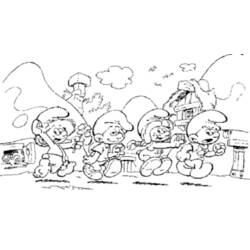 Disegni da colorare: Smurfs - Pagine da Colorare Stampabili Gratuite