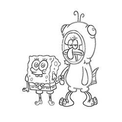 Disegno da colorare: SpongeBob SquarePants (Cartoni Animati e Serie Animate) #195098 - Pagine da Colorare Stampabili Gratuite
