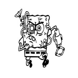 Disegno da colorare: SpongeBob SquarePants (Cartoni Animati e Serie Animate) #195100 - Pagine da Colorare Stampabili Gratuite