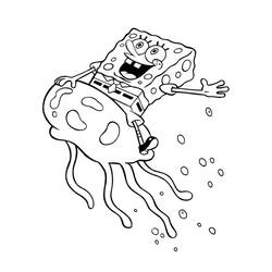 Disegno da colorare: SpongeBob SquarePants (Cartoni Animati e Serie Animate) #195121 - Pagine da Colorare Stampabili Gratuite