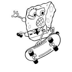 Disegno da colorare: SpongeBob SquarePants (Cartoni Animati e Serie Animate) #195123 - Pagine da Colorare Stampabili Gratuite