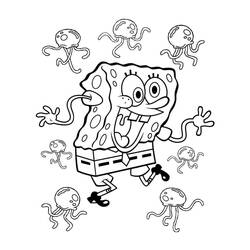 Disegno da colorare: SpongeBob SquarePants (Cartoni Animati e Serie Animate) #195124 - Pagine da Colorare Stampabili Gratuite