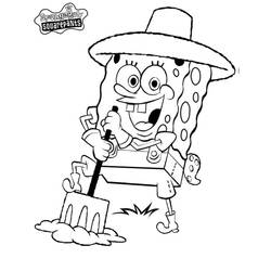 Disegno da colorare: SpongeBob SquarePants (Cartoni Animati e Serie Animate) #195129 - Pagine da Colorare Stampabili Gratuite