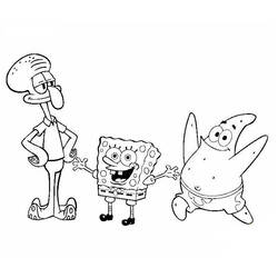 Disegno da colorare: SquareBob SquarePants (Cartoni Animati e Serie Animate) #33368 - Pagine da Colorare Stampabili Gratuite