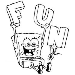 Disegno da colorare: SquareBob SquarePants (Cartoni Animati e Serie Animate) #33372 - Pagine da Colorare Stampabili Gratuite