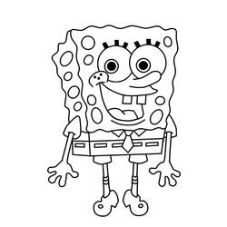 Disegno da colorare: SquareBob SquarePants (Cartoni Animati e Serie Animate) #33374 - Pagine da Colorare Stampabili Gratuite