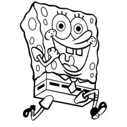 Disegno da colorare: SquareBob SquarePants (Cartoni Animati e Serie Animate) #33376 - Pagine da Colorare Stampabili Gratuite